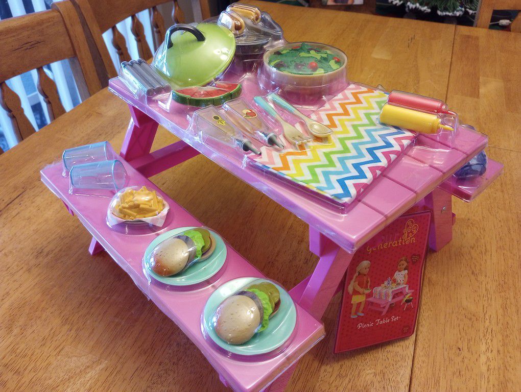 Our Generation Picnic Table Set 