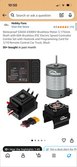 Brushless motor rc