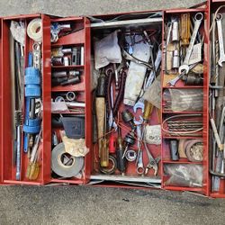 Large toolbox full of tools Vice Grip Snap-on