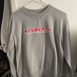 Vans Crewneck Sweatshirt – Gray – Size Small/Medium–