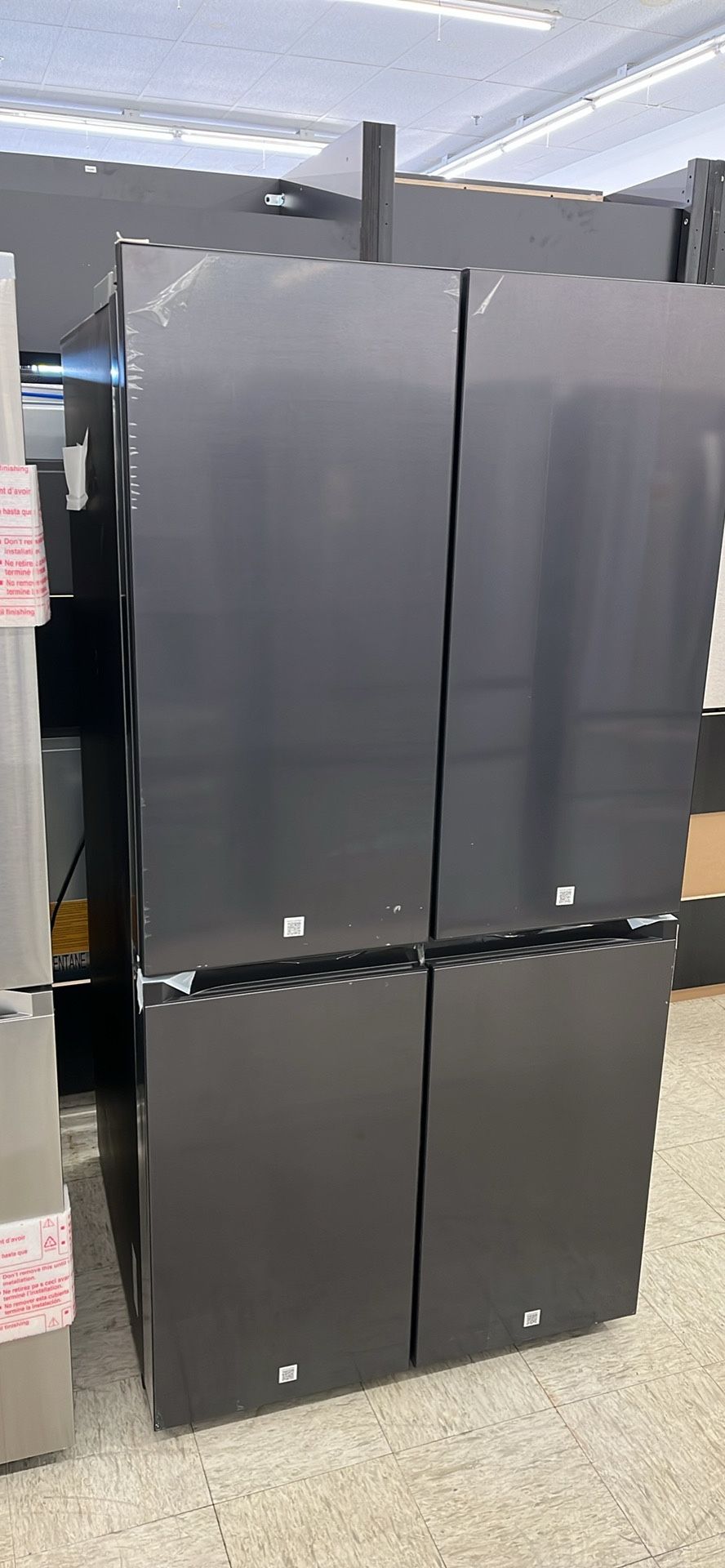 New Samsung Bespoke FlexDoor 4 Door Refrigerator - Financing With $53