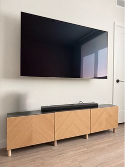 Custom Designed Premium Oak TV Console
