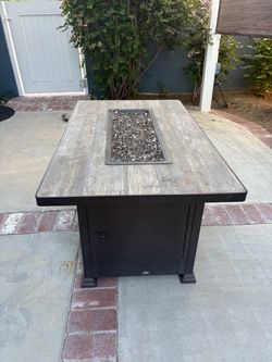 Outdoor Propane Fire Pit Table