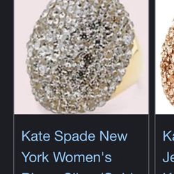 Kate Spade Icy Ring.  Size 8