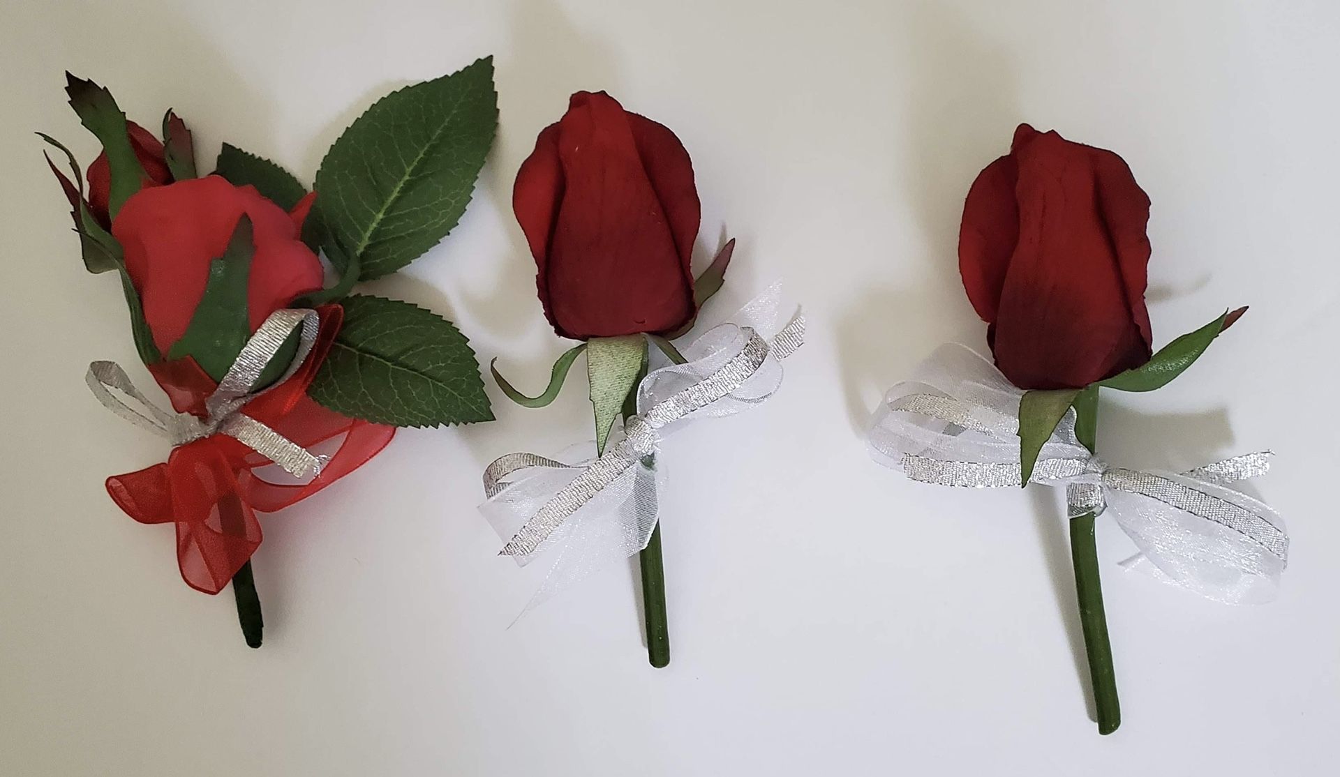Red Rose Boutonnières
