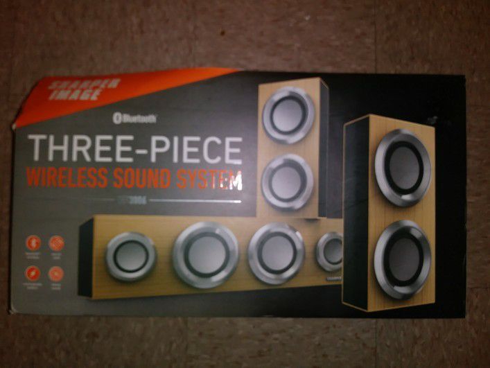 3 peice wirelless sound system