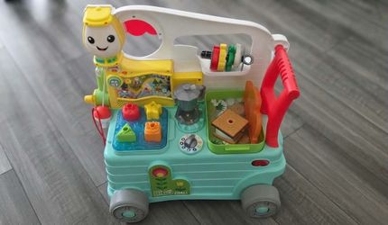 Fisher-Price Laugh & Learn 3-in-1 On-the-Go Camper Walker & Activity Center