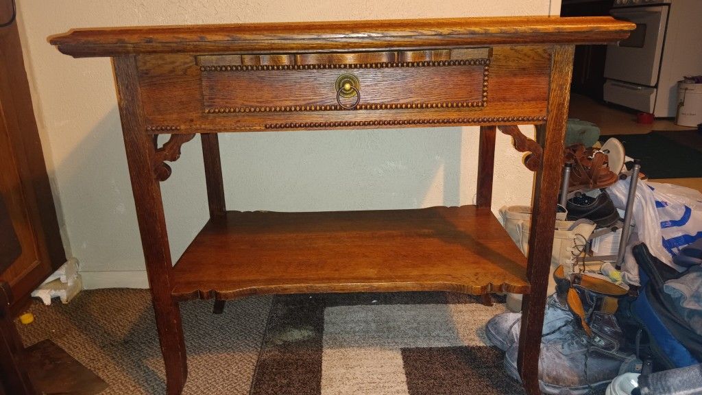 19th Century Antique Library Table