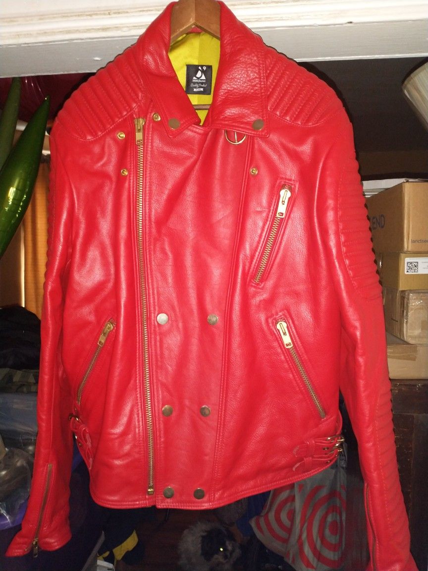 D9 Reserve Genuine Leather Jacket Size 2X Like New
