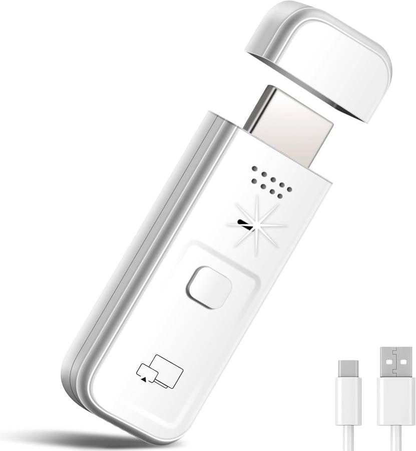 new Wireless HDMI Transmitter and Receiver 2-in-1, 4K Decode 1080P Output Wireless HDMI, 2.4G&5G Display Adapter Plug & Play, Portable Streaming Video