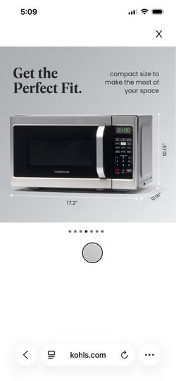 Kitchen countertop microwave
