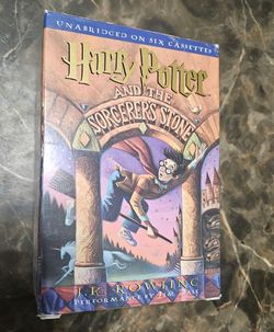 Harry Potter Sorcerer's Stone Audiobook Cassette Set