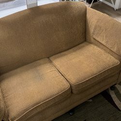 Tan Loveseat 