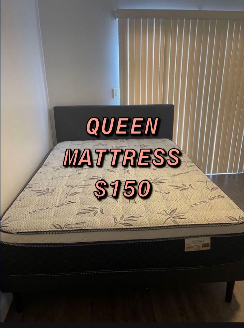 BRAND NEW PILLOW TOP MATTRESSES ✅ COLCHONES NUEVOS PILLOW TOP 💯‼️ QUEEN SIZE $150 ❌ $210 With Box Spring FULL SIZE $140❌ $200 With Box Spring💥