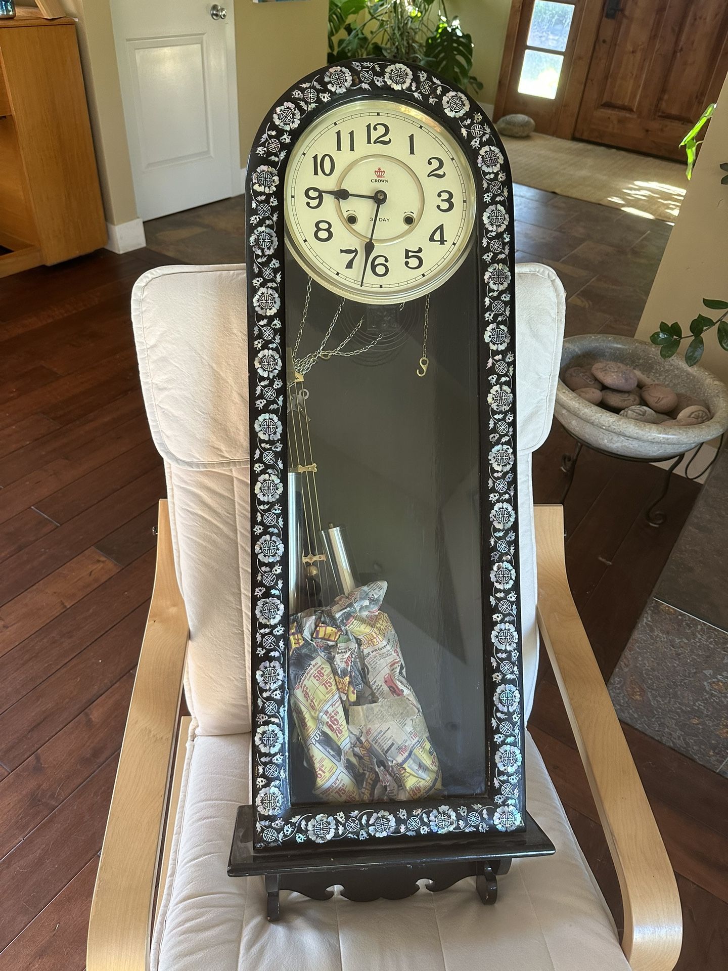 Crown Grandfather Clock