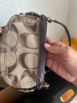 Coach Signature Canvas Small Crossbody Bag