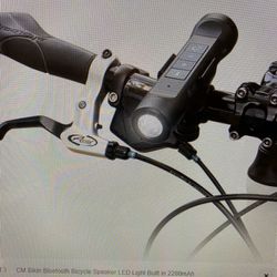 Bluetooth  Bicycle Speakers  LED Light