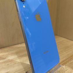 I Phone XR 64GB Blue Factory Unlocked Used Like New