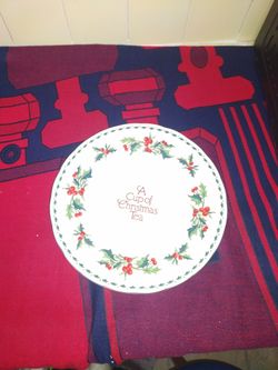 Christmas Vintage Dinner Plate