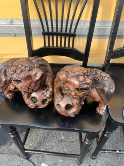 figuras de madera chinas antiguas