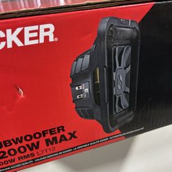 12’’Kicker L7T Subwoofer 🔊 