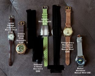 Assortment of Watches, Casio G Shock & More