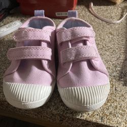 Toddler Pink Velcro Shoe