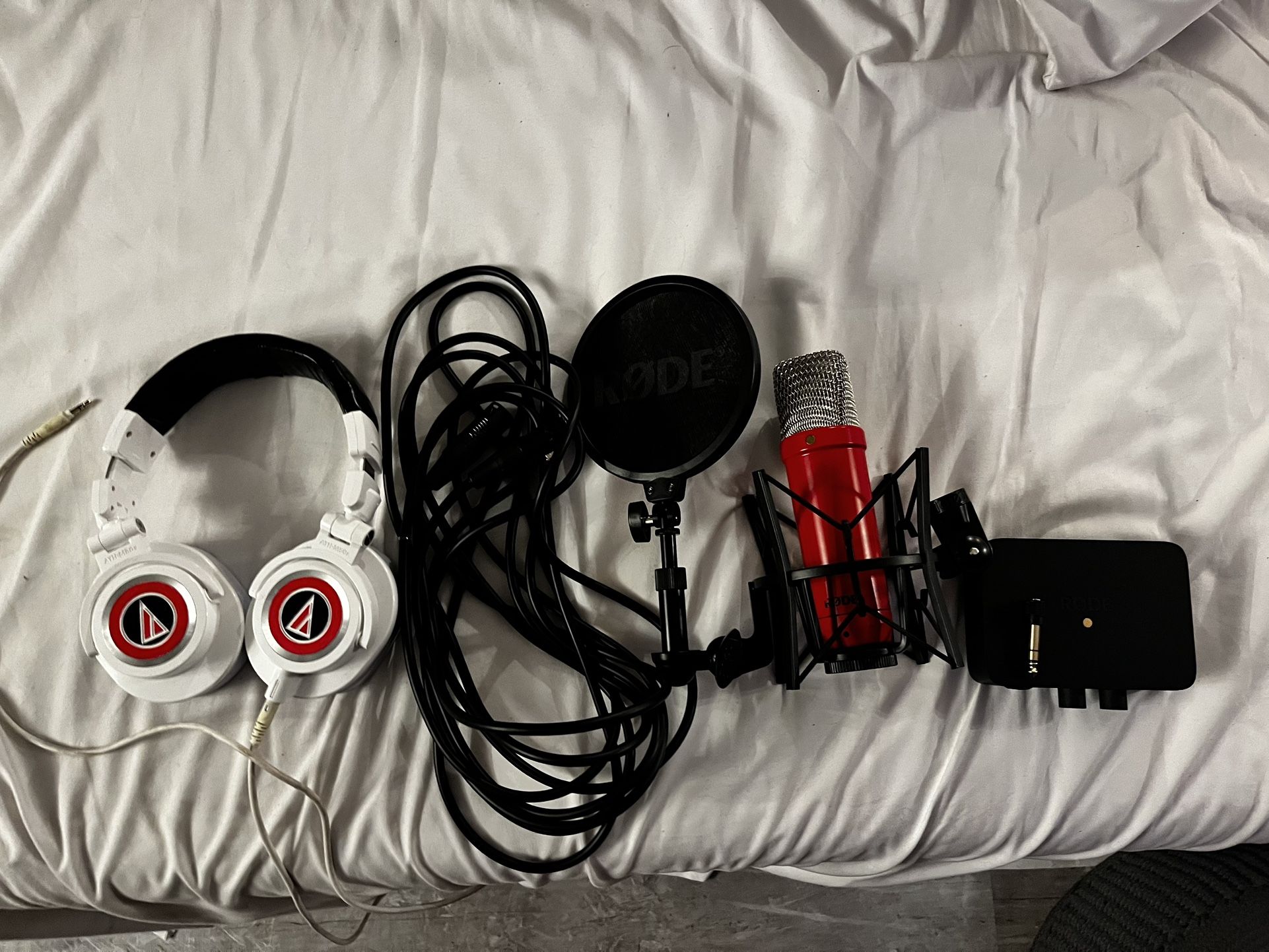 Recording Bundle RODE NT1 Signature Series/ATH M-50X