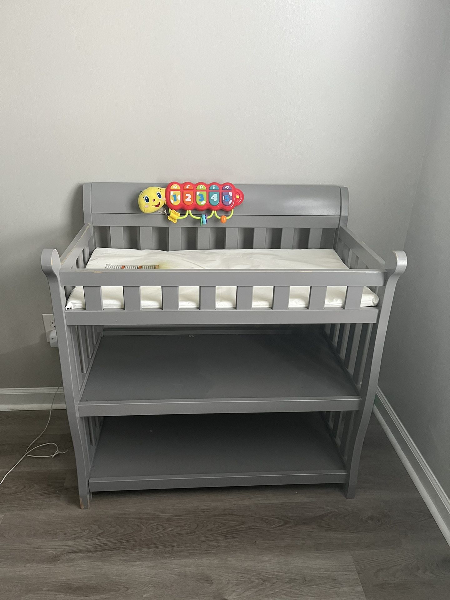 Grey Changing Table