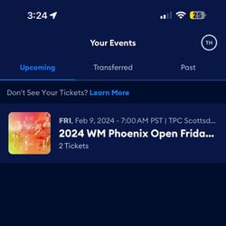 2 GA FRIDAY WM TICKETS $175 Each