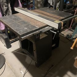 Table Saw Biesemeyer Fence and Rail System