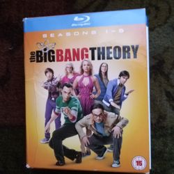 BIG BANG THEORY BLU RAY -NEW Seasons 1-5