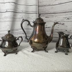 Vintage Wilcox Silver Set
