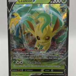 Pokemon Evolving Skies Leafeon V Ultra Rare Card #007/203