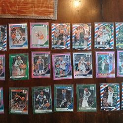 Basketball Parallels Base Cards 