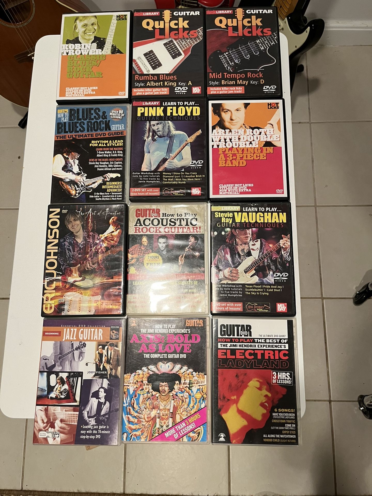 Guitar DVDs Quick Licks Guitar World Hot Licks