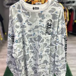 Bape Longsleeve Space Camo Tiger Face for Sale in Lake Grove