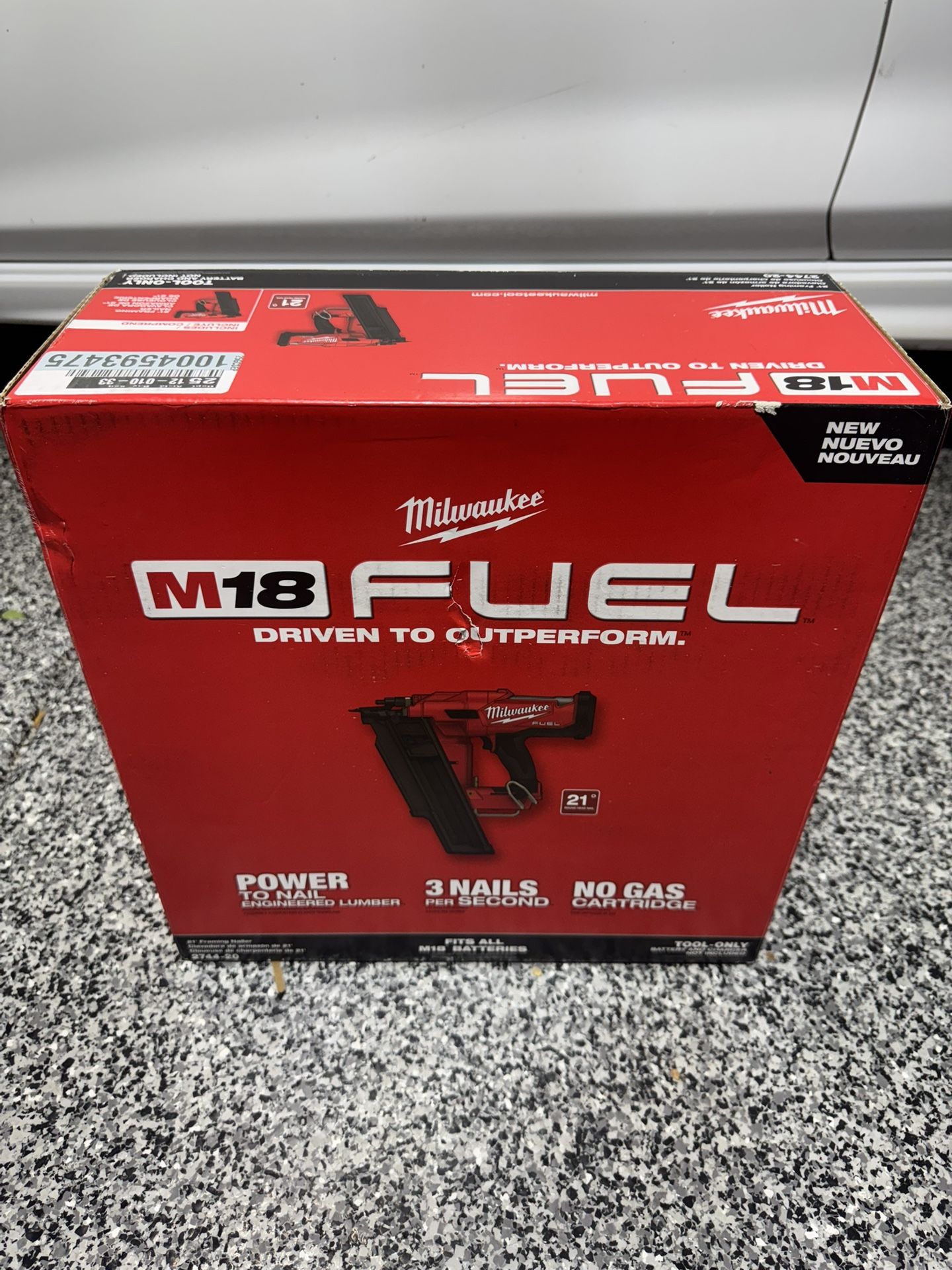 Milwaukee M18 FUEL 3-1/2 in. 18-Volt 21-Degree Lithium-Ion Brushless Cordless Framing Nailer (Tool-Only)