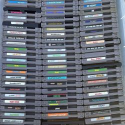 Nintendo NES GAMES $10-$20 each  Or all 136 games with the Mike Tyson game for $1,180.00 firm!!