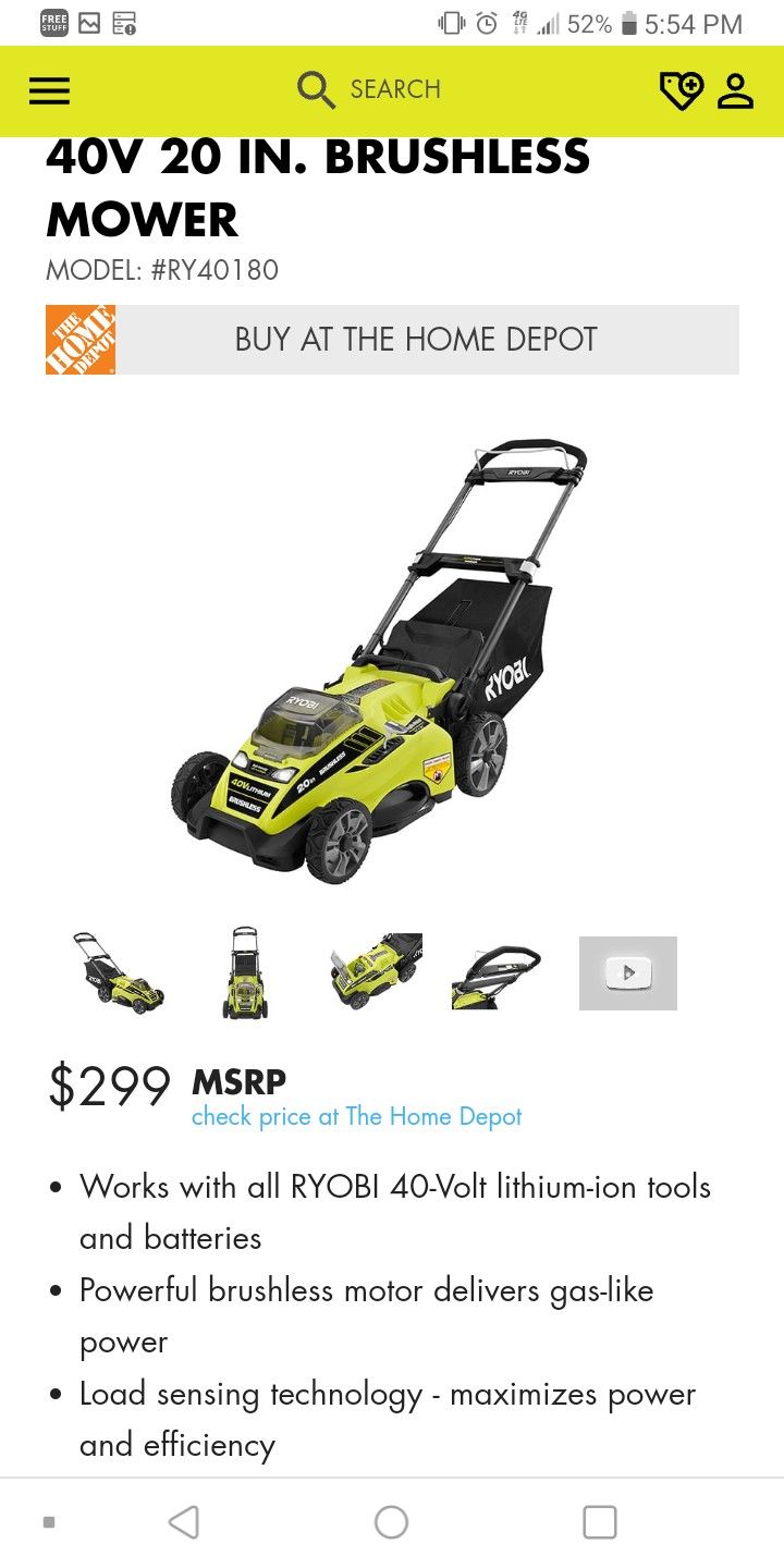 Ryobi Battery Equipment