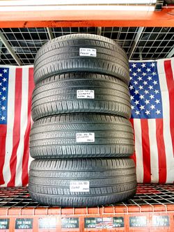 Set of 4 Used tires 255/50R20 PIRELLI SCORPION ZERO ALL SEASON ULTRA HIGH PERFORMANCE ALL SEASON 255 50 20