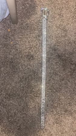Silver Diamond Belt