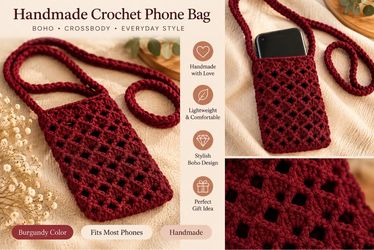 Handmade Red Crochet Shawl – Beautiful Design
