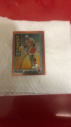 Michael jordan sport card/orange  bordered