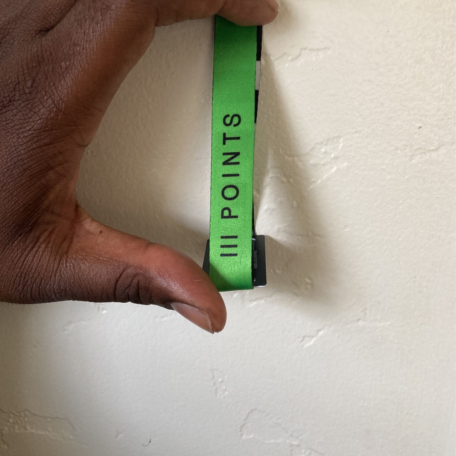 3 Points Festival Miami Wristband