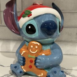 Disney Stitch Gingerbread Cookie Jar