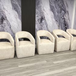Five Chairs - Modern Barrel Accent Chairs