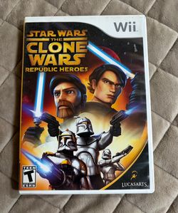 Star Wars The Clone Wars Republic Heroes Wii Game