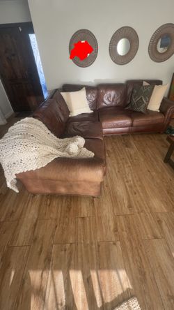Leather Living Room Couch