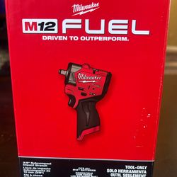 Milwaukee M12 Fuel 3/8” Subcompact Impact Wrench